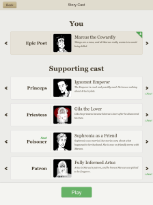 On the character selection screen for Part 2, pick any combination of relationships you've unlocked so far.